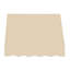 Auvent fixe rétro Awntech Dallas, 103 cm x 41 cm x 76 cm, sac en jute-28213274-111769586