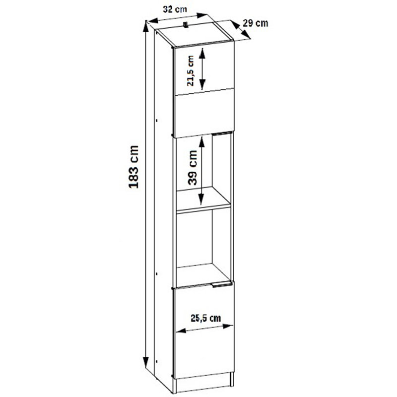 Cazadero Freestanding Bathroom Storage Furniture Set, Dark Ash