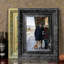 Cadre photo noir 1PC 5 po x 7 po avec profil décoratif