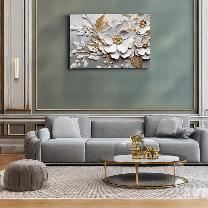 Peinture sur toile en pin unique