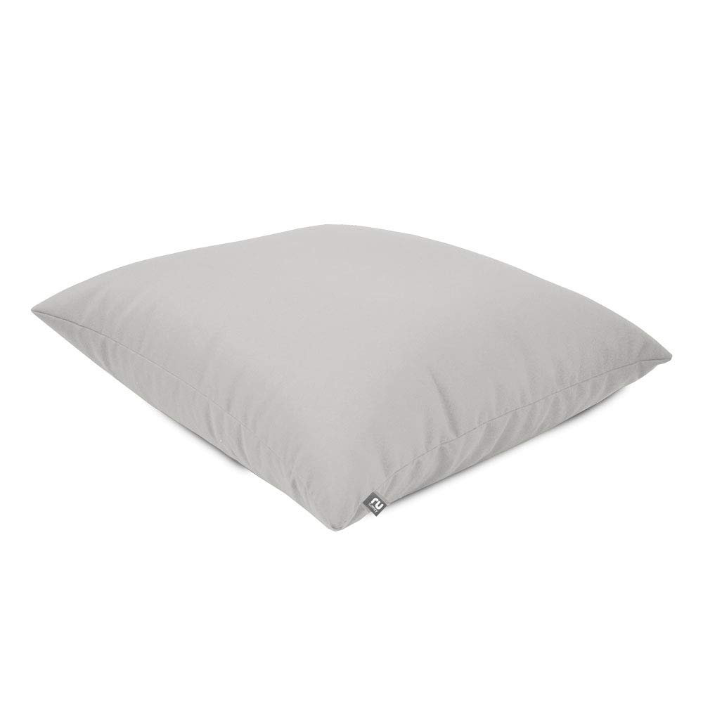 rucomfy Beanbags Square Floor Cushion Large Indoor/Outdoor Bean bag - Use As Large Pillow or Chair - Water Resistant and Durable - L70cm x W70cm