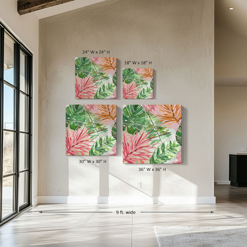 "Hot Tropics I" par Carol Robinson, reproduction sur toile