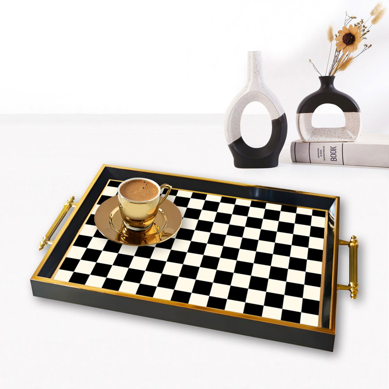 Élégant plateau en verre de 19,7 po x 11,4 po x 1,4 po | Fabrication 100% verre durable | Facile à nettoyer avec un chiffon humide | Idéal pour le service, la présentation décorative et l'organisation | Ajout élégant à la décoration intérieure