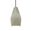 Radiance - luminaire suspendu 1 lumière Tall Crease - noir brillant avec intérieur blanc mat - bronze foncé - DEL dédiée - cordon noir-1489041061-1489866522-1489041076