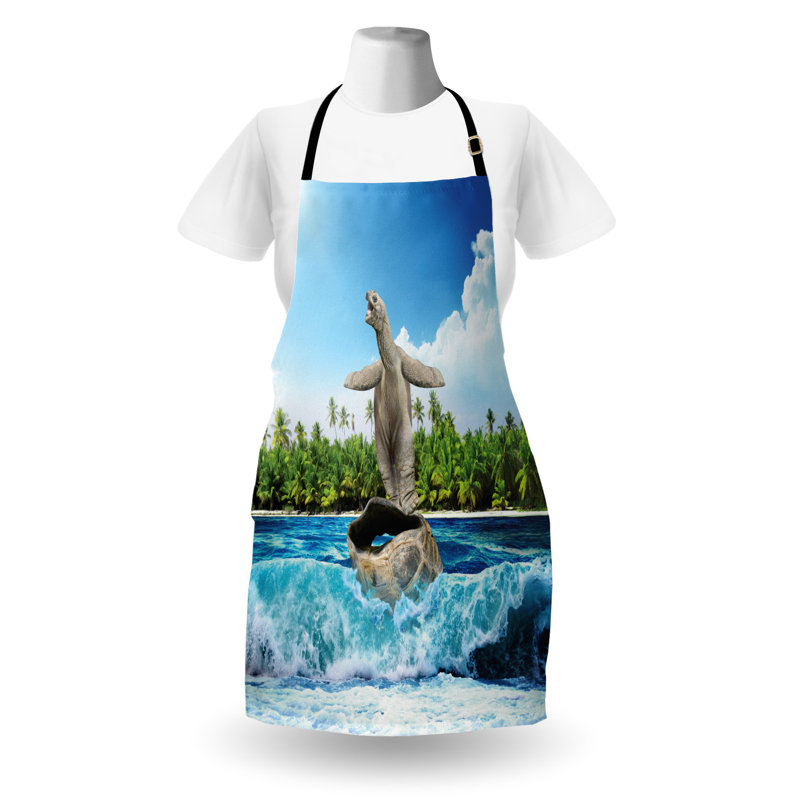 No Pattern Bib Apron