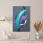 Art abstrait sur toile abstraite rubans mauve et blanc-1291267238