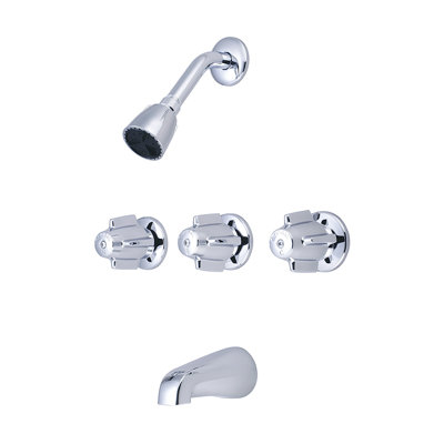 Robinet de baignoire et douche à contrôle de volume avec bec et douche