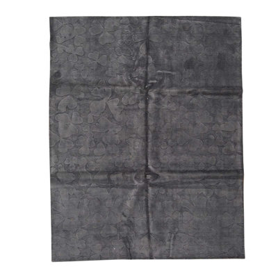 Abstract Area Rug in Gray