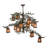 Jamire 12 - Light Dimmable Tiered Chandelier