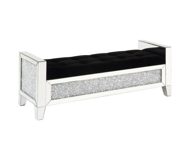 Banc Bryson, miroir et faux diamants