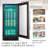15" 76 Cans Built-in Beverage Refrigerator