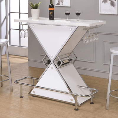Bretz 47.25 " L Steel Bar Cabinet
