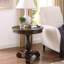 Table d'appoint ronde à piédestal en bois-1779527826