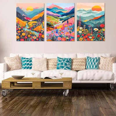 3 Piece Wrapped Canvas Print