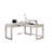 Transitional Computer Desk Antique White, Usb Port Lift Top Design And Dovetail Drawer