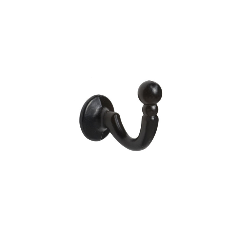 Amandine Matte Black 2.54cm Tieback Hook