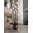 15-Light Chrome Chandelier With White Glass Pendants-355020297