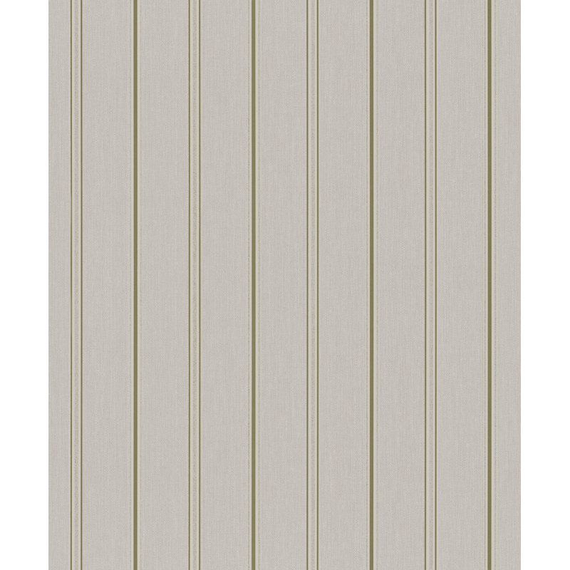 Horbal 10m x 53cm 3D Embossed Wallpaper Roll, Beige/Green