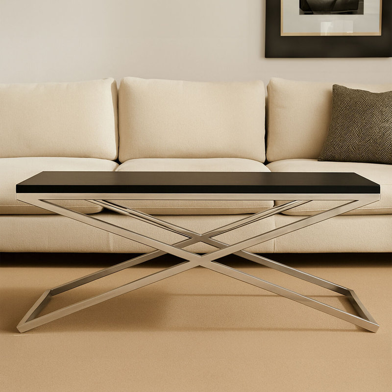 Tribute Cross Legs Coffee Table