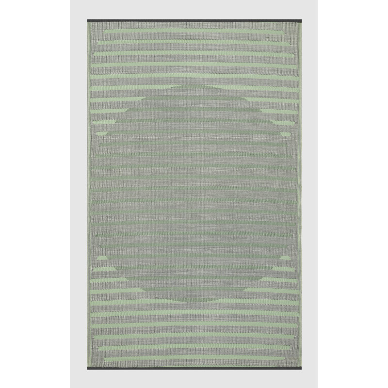 Outdoor Rug Plastic Straw Rug Waterproof Patio Jolett Green, Rectangle 4' x 6'