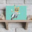 Cool Yorkie On Scooter Contemporary Dog Wall Art Print by Mathieu - Wrapped Canvas Print-1428816960