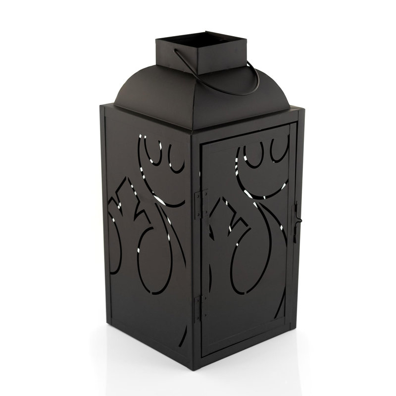 Lanterne noire Star Wars | Motif d'insigne rebelle | 14 pouces de hauteur