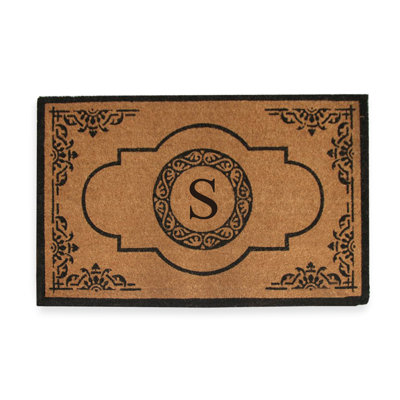 Stephengould Monogrammed Coir Doormat 