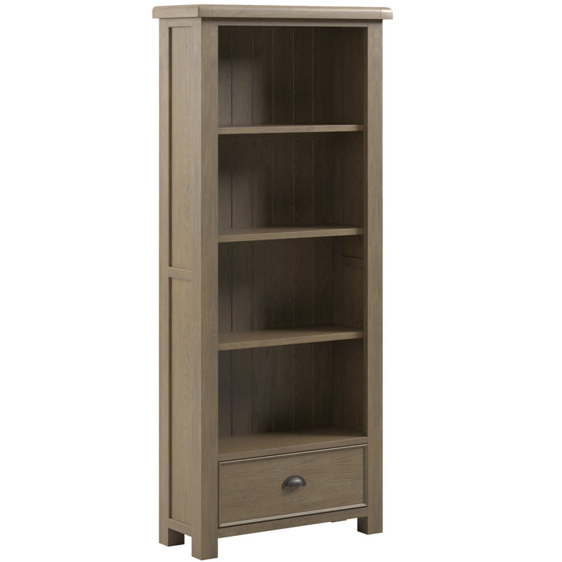 Hairston 175cm H x 75cm W Solid Wood Standard Bookcase