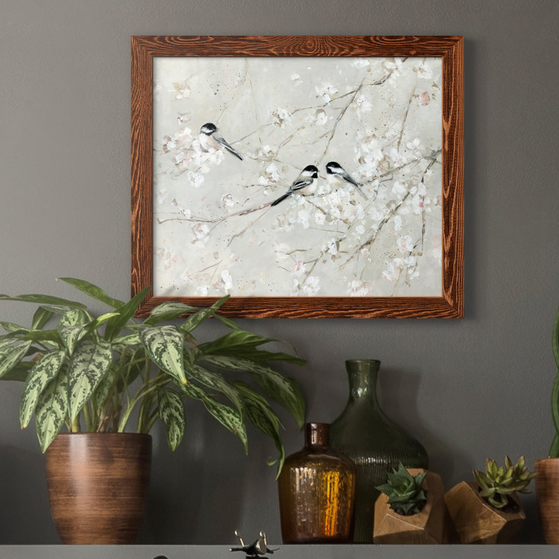 Nature's Confetti I - Cadre photo, reproduction d'art sur toile, H 20 po x l 17 po x P 1,5 po, Cadre en érable