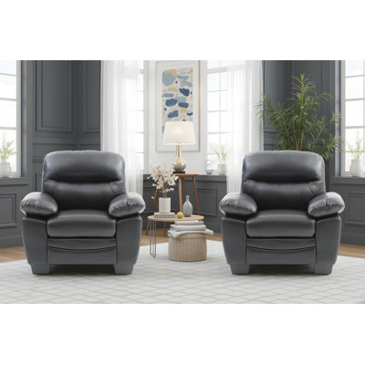 Pingry Faux Leather Chair Set Of 2