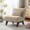 Méridienne décorative l 29,3 po avec coussin