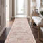Tapis lavable rétro antidérapant (rose)-1137394550