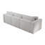 Canapé modulaire souple 106,3 po pour 3 personnes-1740569926