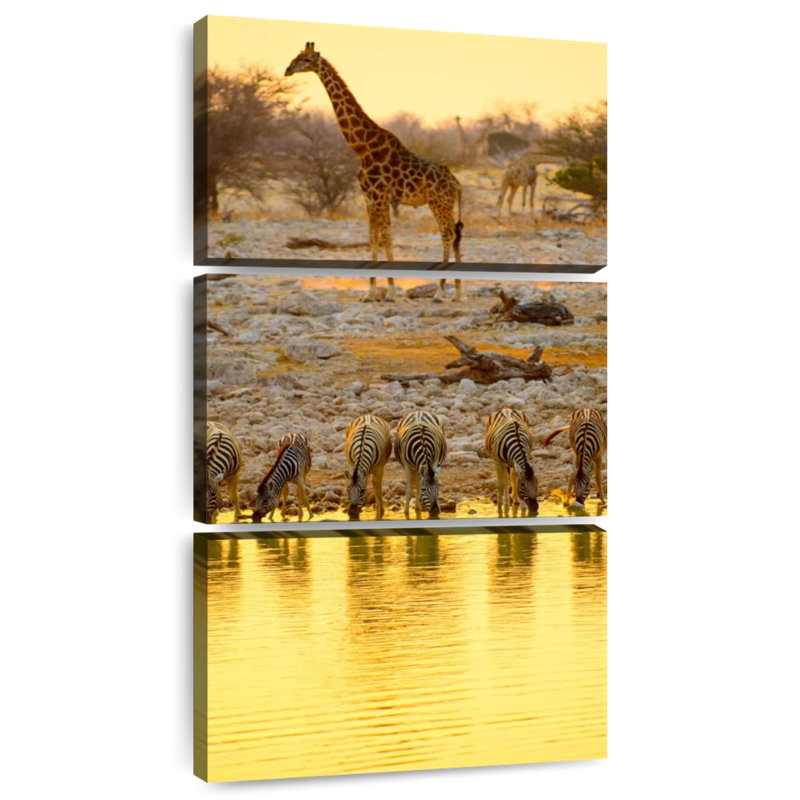 Animaux Etosha Park Safari, H 27 po x l 12 po
