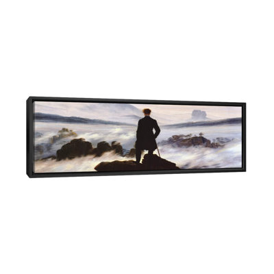 The Wanderer Above The Sea Of Fog par - Giclée sur toile tendue sur châssis