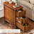 Wood Side Table with 3-Drawers,, Nightstand for Bedside, Small Spaces, Living Room, Bedroom-359025237-338216497