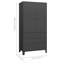 Bertrame Industrial Wardrobe 90x50x180 cm Metal-1690364250