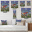 Horloge murale marguerites et fleurs sauvages en été-1046613796