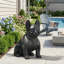 Statue de jardin bouledogue français d'extérieur sans assemblage requis-304758356