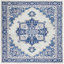 Tapis oriental ivoire / bleu Melyna-991167908