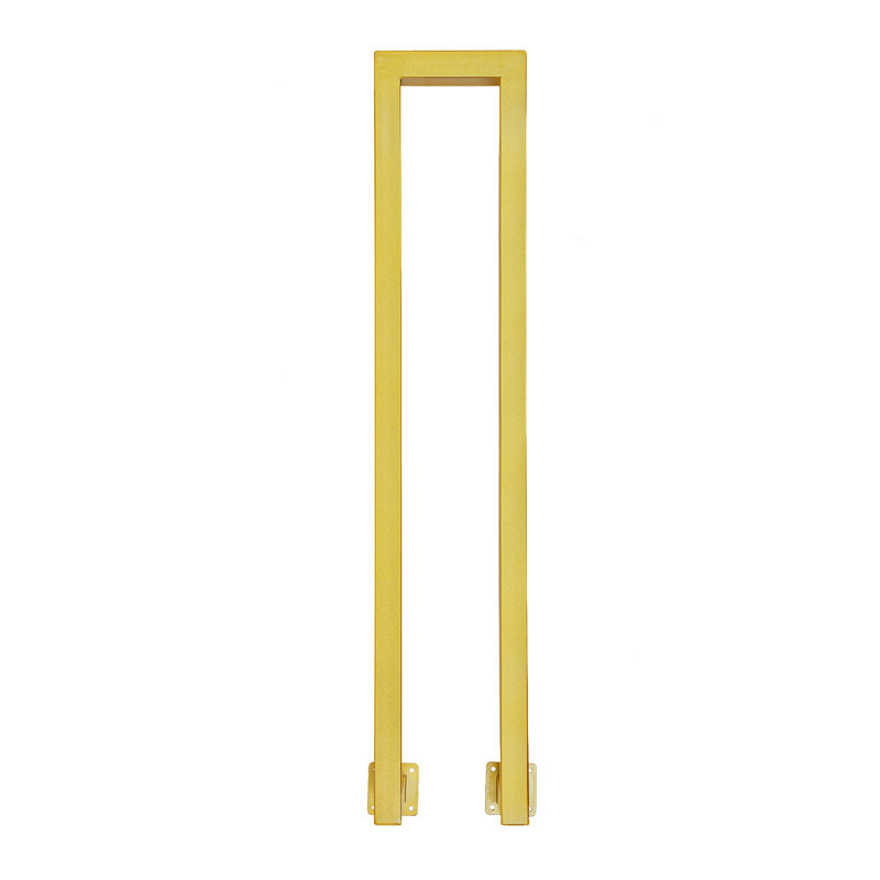 Side Mount Stair Railing Hand Rail Guardrail Decorative Railing Narrow Stair Access Rail, Gold