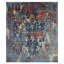 Hand Knotted Wool Oriental Area Rug in Brown/Blue/Red/Yellow