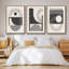 Angled Spaces IVFramed Premium Gallery, ensemble de 3 toiles tendues-97759649-97759648