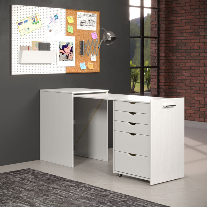 Lauvenia Computer Desk, White