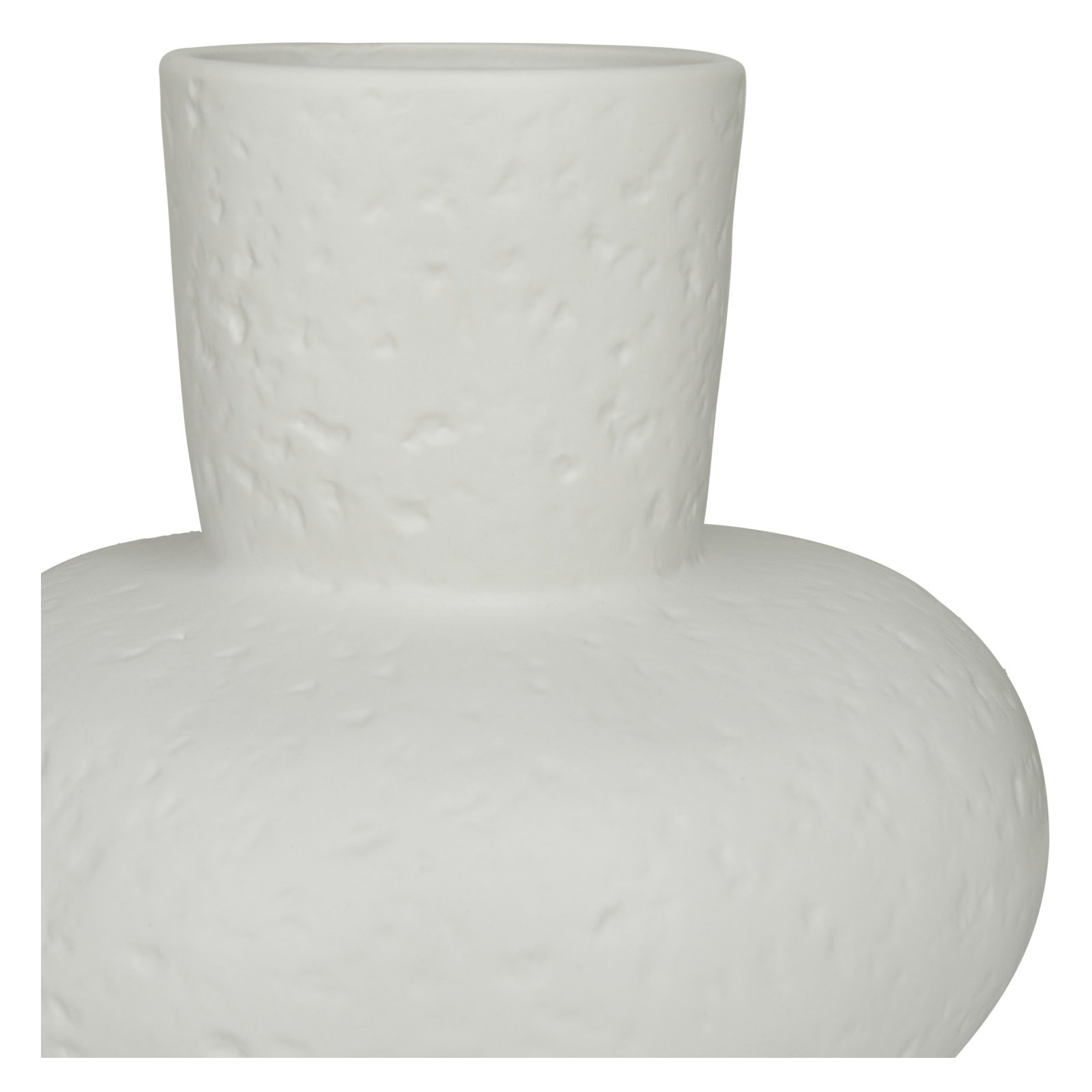 Ardi 10.95'' Stoneware Table Vase, White