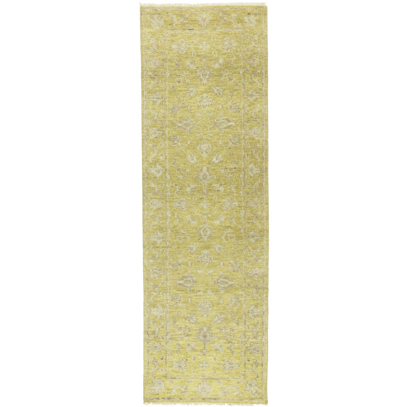 Tapis oriental floral Elandus, Tapis de couloir 2 pi 7 po x 8 pi 2 po