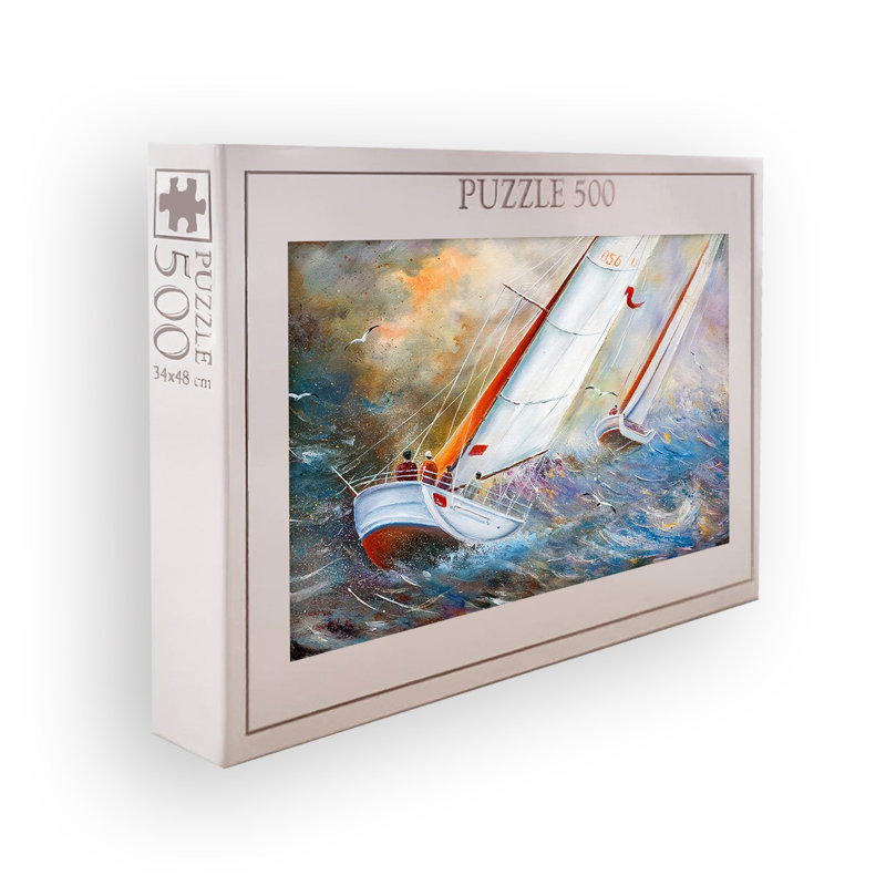 500-Piece Puzzle, 100% Cardboard, 18.9 x 13.4 inches | Box Size: 13.2 x 9.1 x 2.0 inches | Perfect for Family Fun & Relaxation, High-Quality, Durable Pieces for Easy Assembly, Ideal Gift for Puzzle Lovers