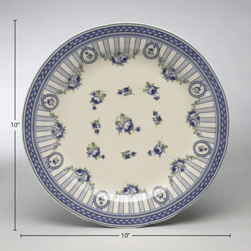 Assiette plate décorative 10 "Marro