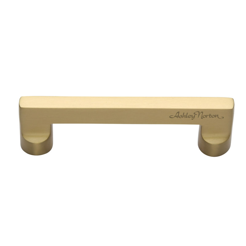 Apollo 4.5" Satin Brass Solid Bar Pull with Mounting Hardware