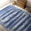 Handmade Linen and Silk Abstract Area Rug-70085610